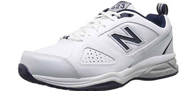 new balance walking shoes with rollbar technology and a wide base for more stability