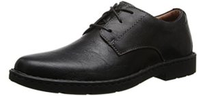 Clarks Men's Stratton - Classic Elegant Office Shoes for Flat Feet