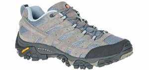 Merrell Women's Moab Ventilator 2 - Ventilated Hiking Shoe for Flat Feet