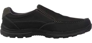 Skechers Men's Rayland - Comfortable Flat Dress Shoes for High Arches