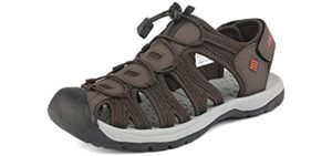 Dream Pairs Men's Adventurous - High Arch Support Sandals for Walking