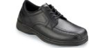 Orthofeet Men's Gramercy - Wide Width Flat Feet Work Shoes