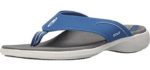 SOLE Men's Sport - High Arch Support Flip Flops