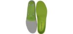 Superfeet Men's Green Heritage - High Arched Support Insoles