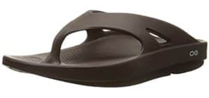Oofos Men's OOriginal - Cushioned High Arch Support Flip Flop