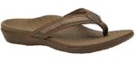 Orthaheel Vionic Women's Tide - High Arch Support Flip Flop
