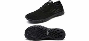 DreamCity Men's Lightweight - Water Shoes for Rocky Beaches
