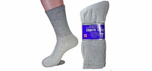 LM Women's Crew - Socks for Diabetes