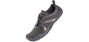 Steelement Men's Wide Toe - Lightweight and Breathable Walking and Jogging Shoe