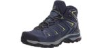 Salomon Women's X Ultra Mid 3 GTX - Multifunctional Hiking Boots for Tough Mudder