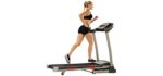 Sunny Health Unisex Fitness Portable - Budget Treadmill Under $500 for Home