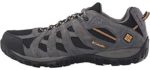 Columbia Men's Redmond - Cushioned Hiking Shoes for Flat Feet