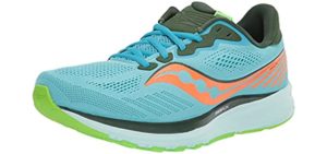 Saucony Men's Ride 14 - Running Shoes for High Arches
