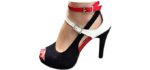 get More Beauty Women's Red - Red Sole High heel Dress Shoes