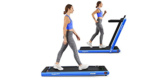 Goplus Two in One - Treadmill for Seniors for Walking