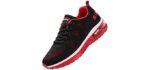 Jarlif Men's Air Cushioned - Red Sole Running Shoes