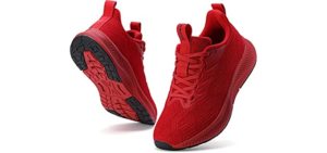 Joomra Women's Athletic - Red Sole Athletic Shoes