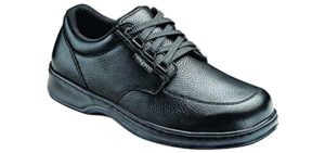 Orthofeet Men's Avery - Comfort Office Work Shoes for Flat Feet