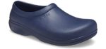 Crocs Women's On The Clock Clog - ventilated Kitchen Work Shoes