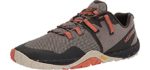 Merrell Men's Glove 6 - Trail Runners for High Arch Support