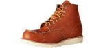 Red Wing Men's Heritage Moc 6 - Moc Toe Roofing Shoes