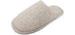 Ofoot Men's Cotton - Warm Clog Slippers for High Arches