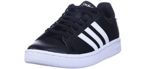 Adidas Men's Grand Court - Tennis Shoes for High Arches