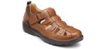 Dr. Comfort Men's Therapeutic - Velcro Sandals for Seniors