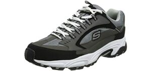 Skechers Men's Stamina Nuovo - Training Shoes for Flat Feet