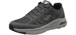 Skechers Men's Arch Fit Charge - Arch Fit Shoes for Walking on Concrete 