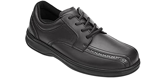 Orthofeet Men's Gramercy - Dress Shoes for the Elderly