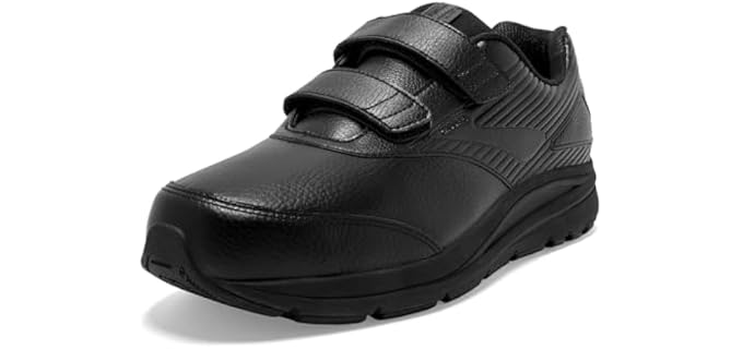 Brooks Men's Addiction Walker V-Strap 2 Walking Shoe - Black/Black - 8