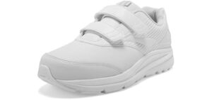 Brooks Women's Addiction Walker V-Strap 2 Walking Shoe - White/White -