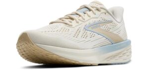 Brooks Women’s Launch 12 Neutral Running Shoe - Coconut/Sand/Skyway -