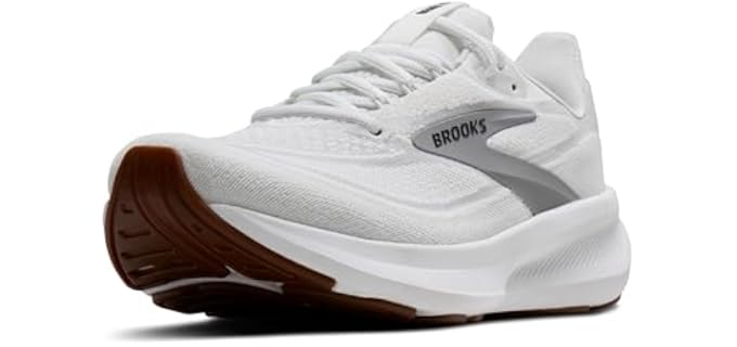Brooks Men’s Revel 9 Neutral Running & Walking Shoe - White/Grey/Black