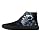 FIRST DANCE Skull Printed Shoes Men High Top Canvas Fashion Sneaker Pu