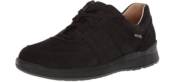 Mephisto Women's Rebeca Perf Sneakers Black Nubuck 9.5 M US