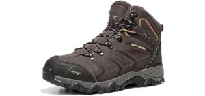 NORTIV 8 Men's Ankle High Waterproof Hiking Boots