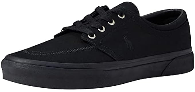 POLO RALPH LAUREN Faxon X Low-Top Canvas Sneaker Black/Black 11 D (M)