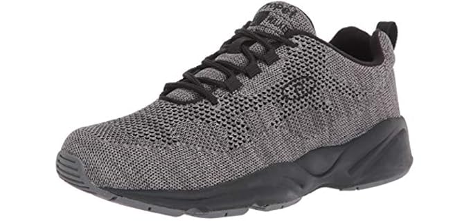 Propét Mens Stability X Fly Walking Walking Sneakers Athletic Shoes -