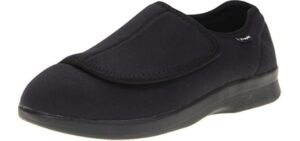 Propét Mens Cush 'N Foot Slip On Casual Slippers Casual - Black - Size
