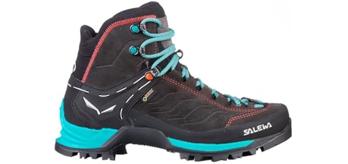 Salewa Womens WS Mountain Trainer Mid Gore-TEX High Rise Hiking Shoes
