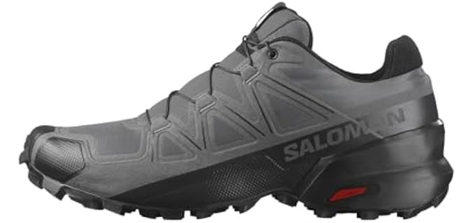 Salomon Men’s Speedcross Trail Running Shoes - Black/Black/Quiet Shade