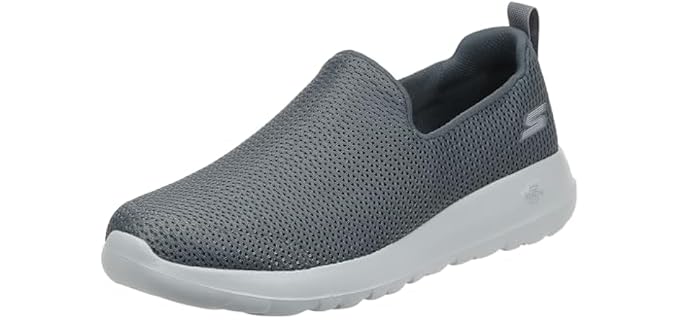 Skechers Men's Go Walk Max - Mesh Slip-on Shoe Skechers Men's Go Walk Max-Athletic Air Mesh Slip on Walkking Shoe Sne