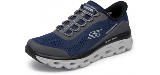 Skechers Men's Glide-Step Sole Hands Free Slip-in Sneaker