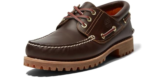 Timberland Men's 50009 Authentics 3-Eye Classic Lug Boat Shoe