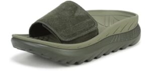 Vionic Unisex Rejuvenate Sandal Olive Moss Suede 10 M