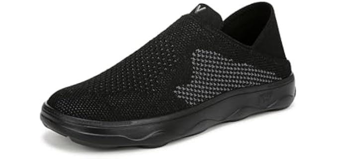 Vionic Mens Sage RX Sneaker Black Knit Fabric 10.5 M
