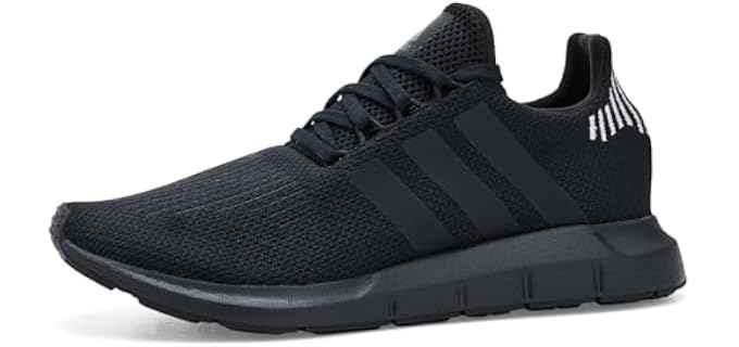 adidas Womens Swift Run Core Black/Core Black/Wonder Quartz 8.5